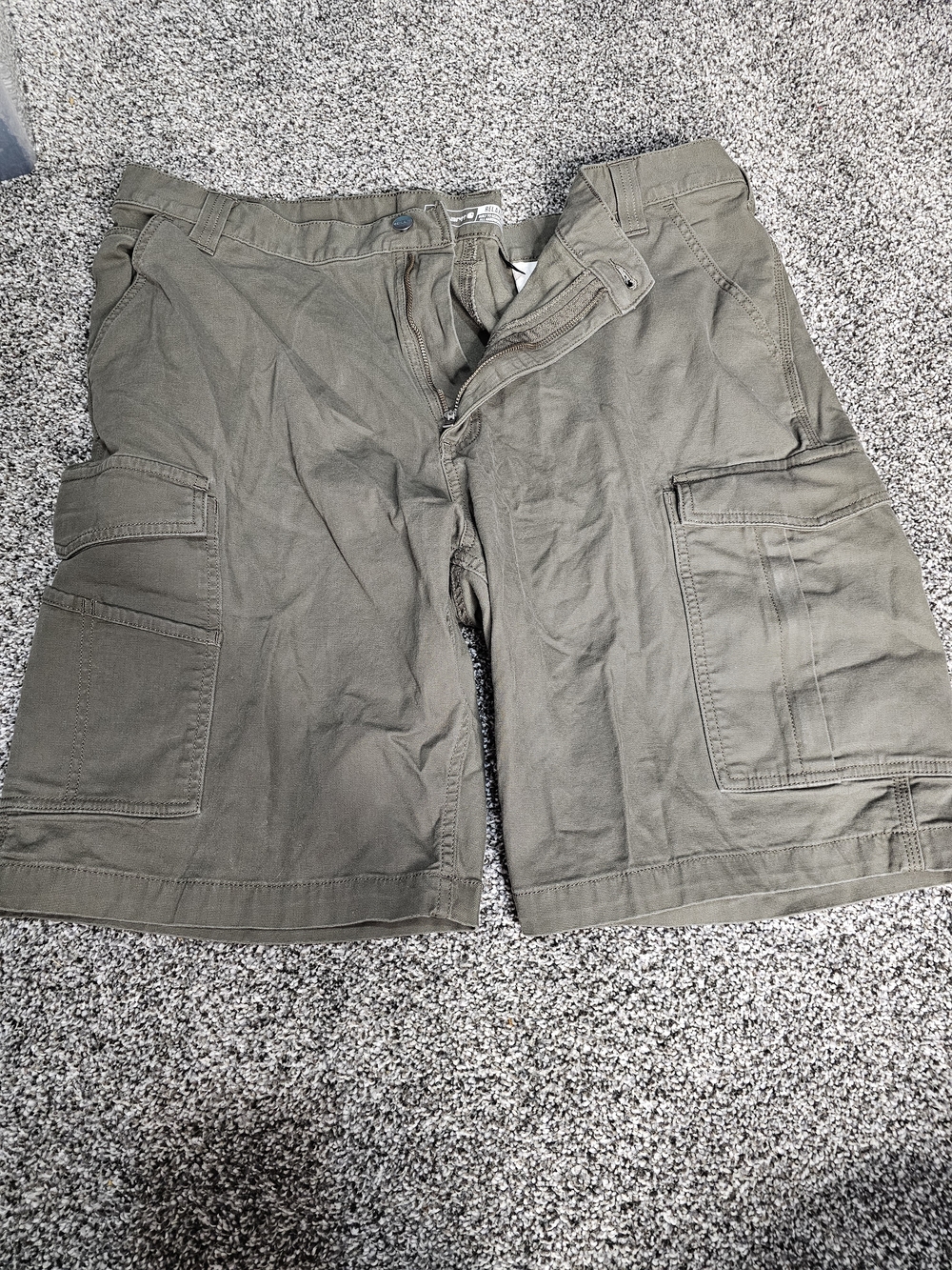 Carhartt Olive Drab Green Men's Cargo Shorts Comfortable Work Wear